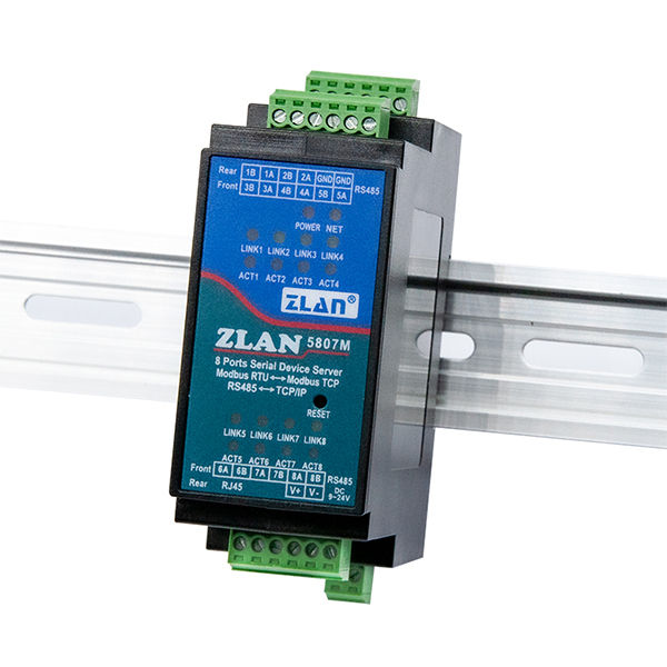 新產(chǎn)品 8串口服務(wù)器 導(dǎo)軌